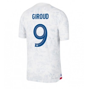 Frankrike Olivier Giroud #9 Bortatröja VM 2022 Kortärmad